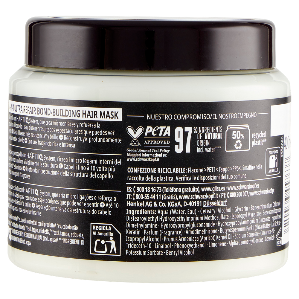 Maschera Capelli Riparazione Suprema Gliss - Foto 3
