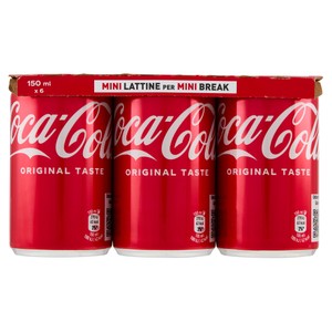 6 Lattine Mini Coca Cola - Foto 1