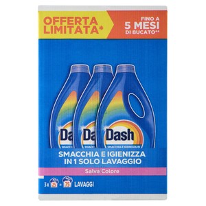 Detersivo  Liquido Lavatrice Salvacolore Dash 75 Lavaggi - Foto 1