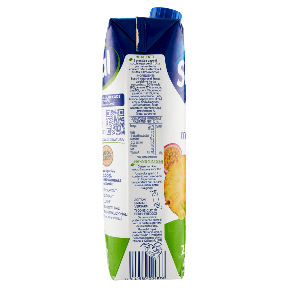 Succo Senza Zuccheri Multifrutti Santal - Foto 2