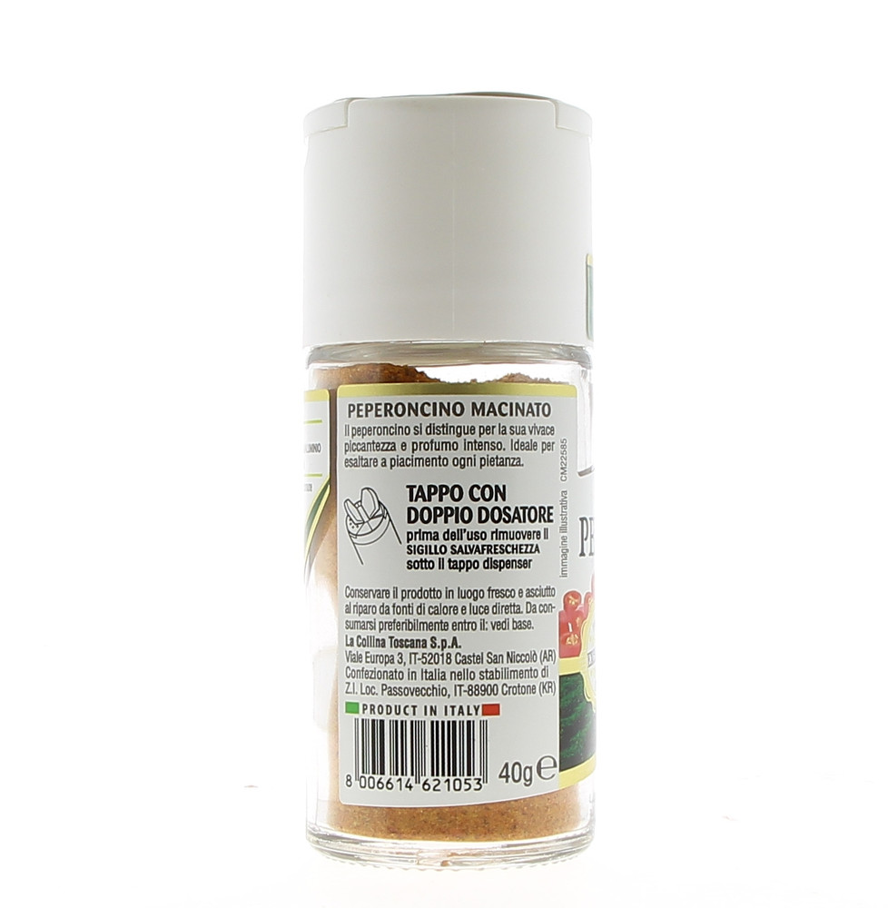 Peperoncino Macinato Italiano In Dispenser Montosco - Foto 2