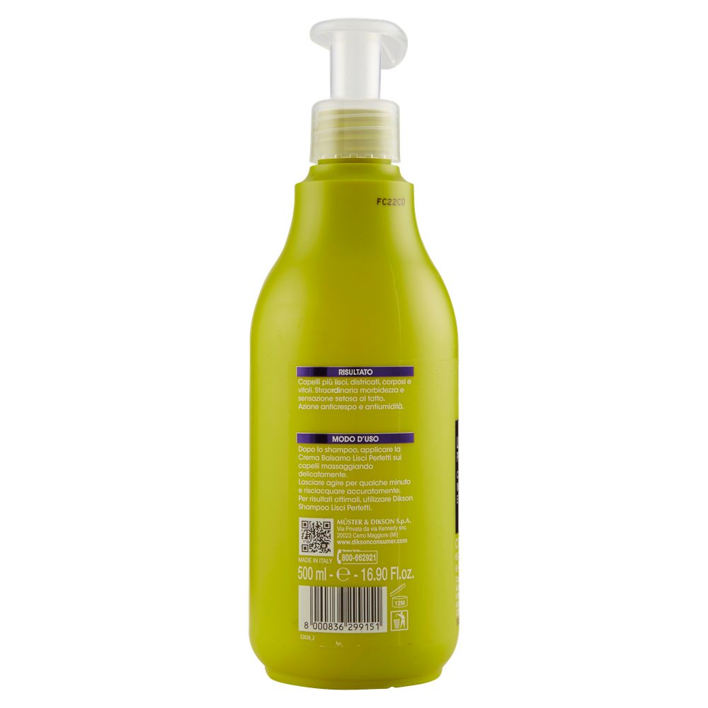 Balsamo Per Capelli Lisci Perfetti Dikson - Foto 2