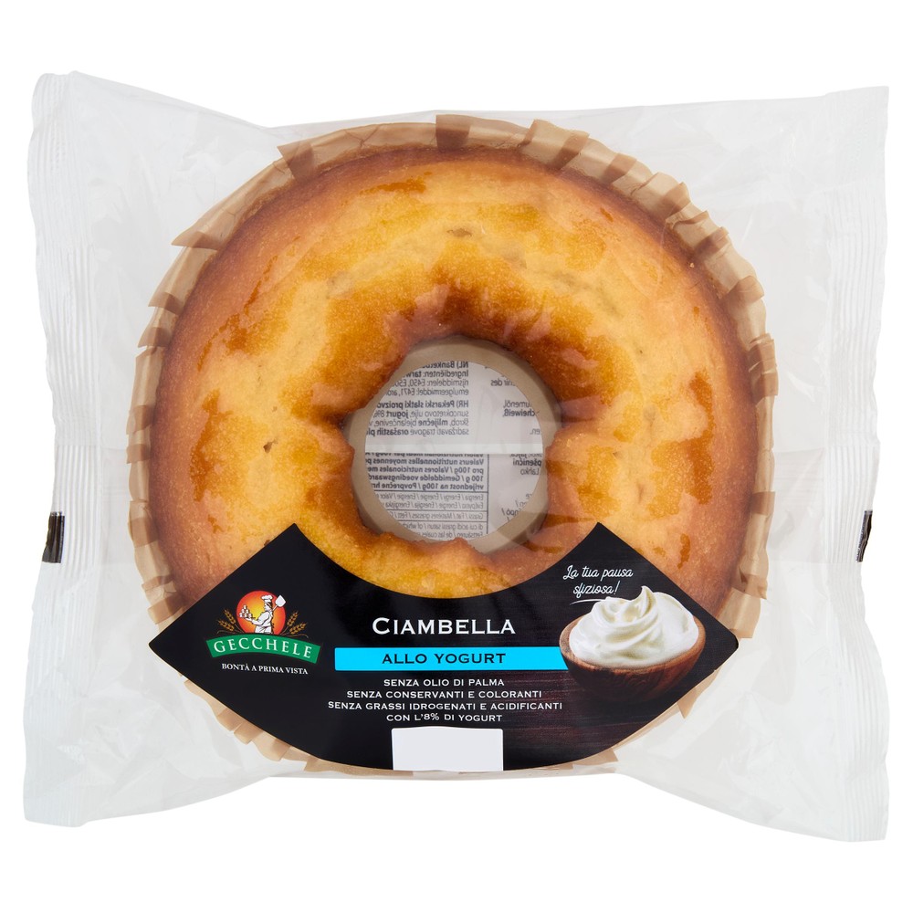 Ciambella Allo Yogurt Senza Olio Di Palma Gecchele - Foto 1