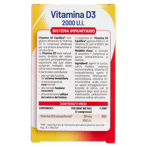 Vitamina D3 Compresse Equilibra