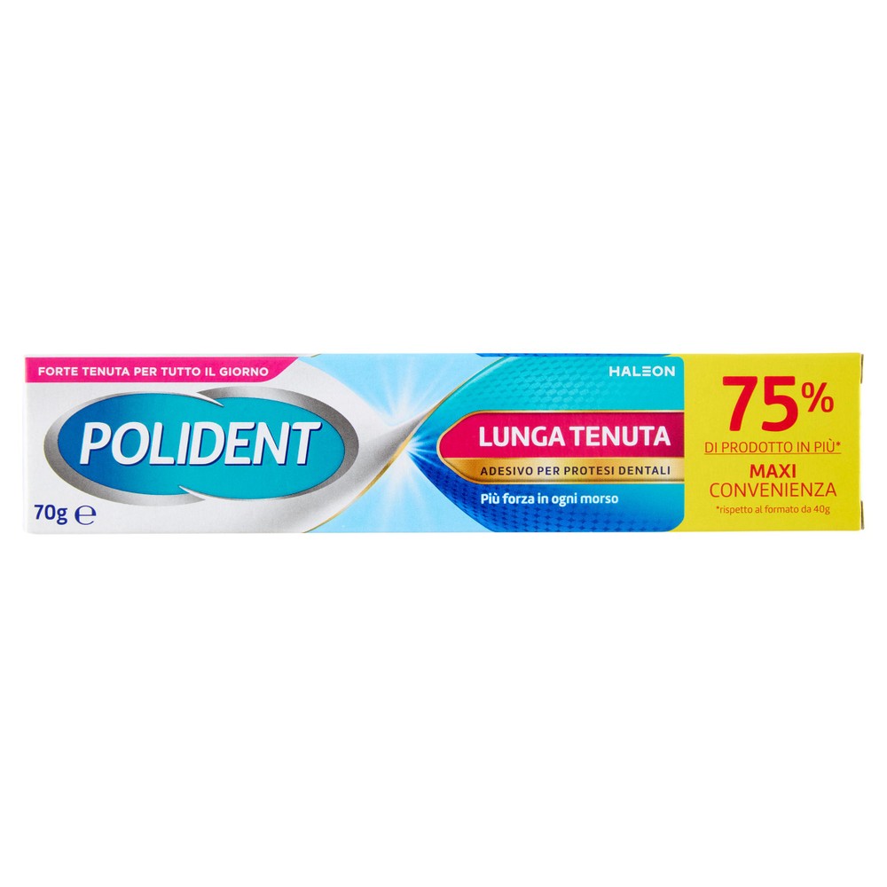 Adesivo Per Protesi Dentale Lunga Tenuta Giornaliera Menta Polident - Foto 1