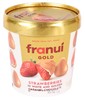 Dessert Gelato Fragole Cioccolato Bianco Con Caramello Franui