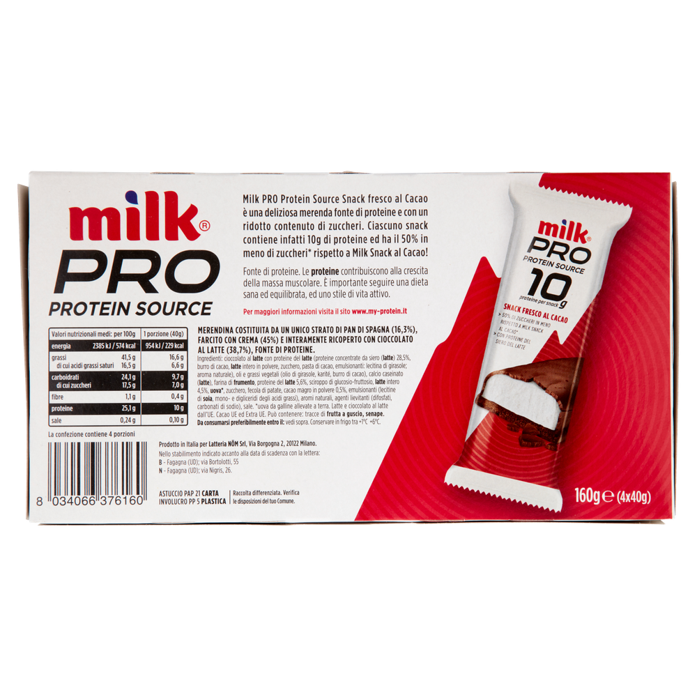 Pro High Protein Snack Cacao Milk