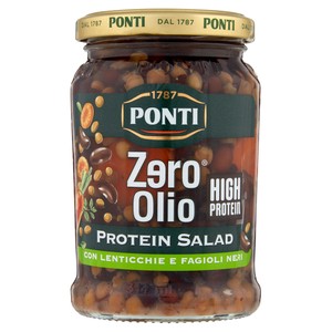 Condimento Protein Salad Con Lenticchie E Fagioli Neri Zero Olio Ponti - Foto 1