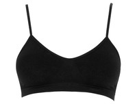 Brassiere Microfibra Elasticizzata Senza Cuciture L / xl Nero Pompea Brassiere Microfibra Elasticizzata Senza Cuciture L / xl Nero Pompea