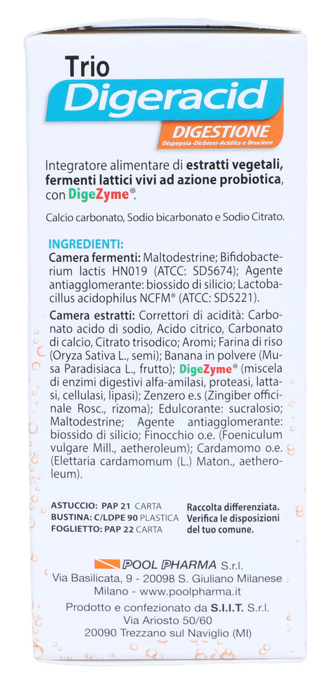 Trio Digeracid Pool Pharma In Buste - Foto 2