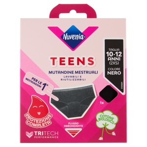 Mutanda Mestruale Black Taglia 2xs Nuvenia - Foto 1