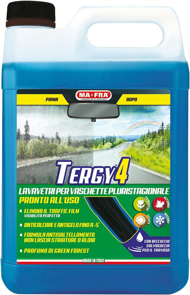 Liquido Lavavetro Pluristagionale Tergy4 Mafra 4,5l - Foto 1