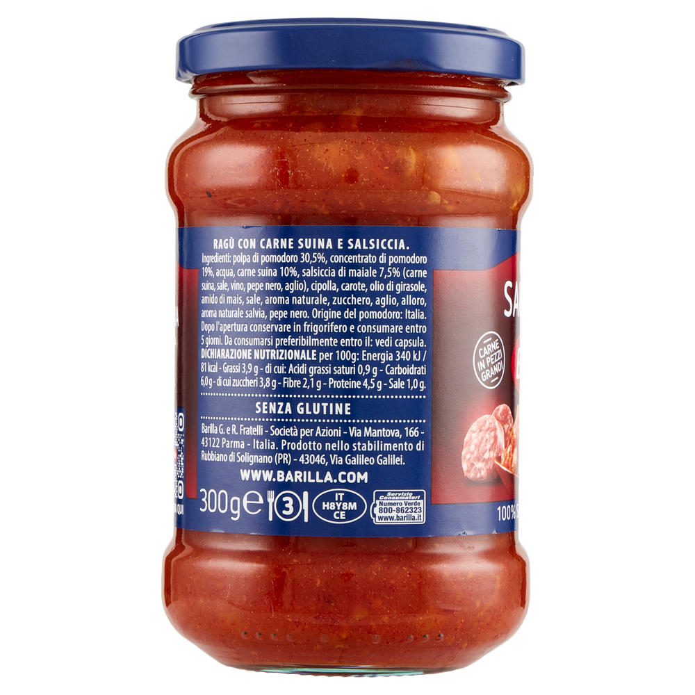 Ragu' Con Salsiccia Senza Glutine Barilla - Foto 2