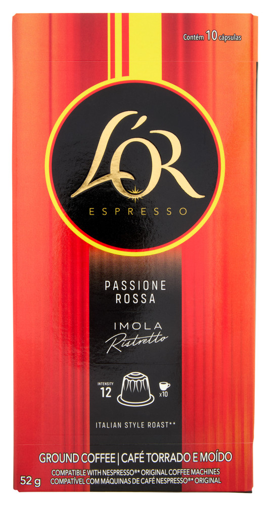 10 Capsule Caffe' Passione Rossa Ristretto Imola L'or Compatibili - Foto 1