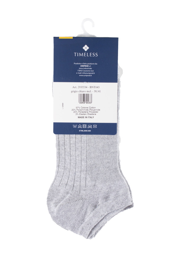 Minicalze Donna 39/41 Grigio Melange Conf Da 3 Timeless - Foto 2