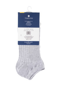 Minicalze Donna 39/41 Grigio Melange Conf Da 3 Timeless - Foto 2