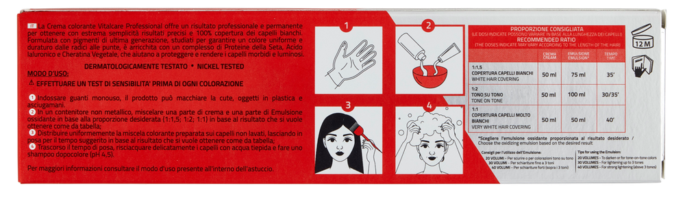 Vitalcare Crema Colorante Biondo Chiarissimo - Foto 3