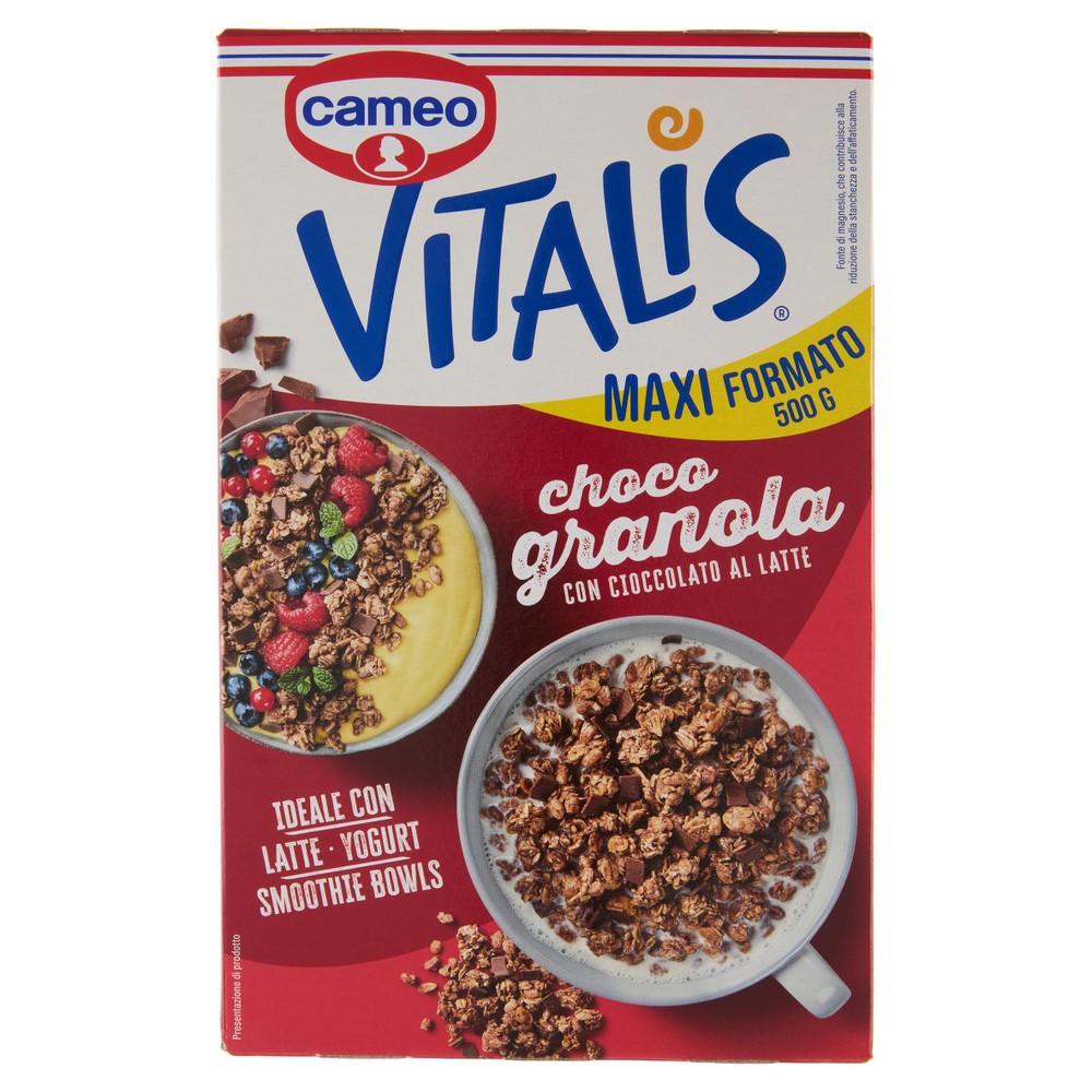 Choco Granola Con Cioccolato Al Latte Vitalis Cameo - Foto 1