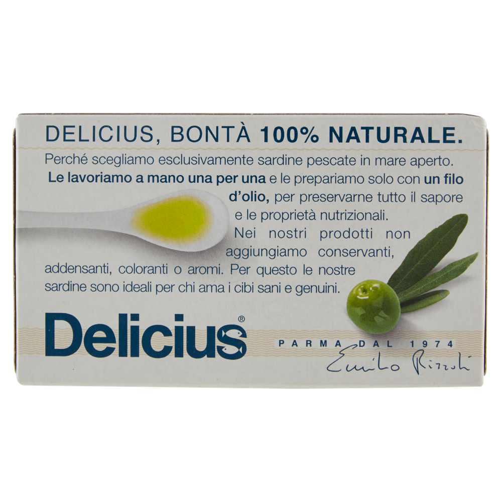 Filetti Di Sardina In Olio D'oliva Delicius - Foto 3
