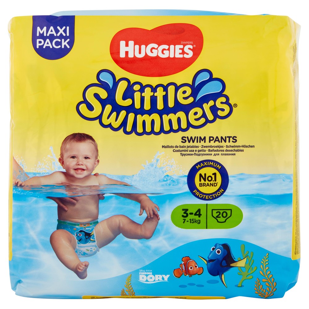 Pannolini Huggies Swimmers Taglia 3-4 - Foto 1