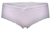 Culotte Bambina 2 / 3 Bianco Con Cuoricini Intimami Culotte Bambina 2 / 3 Bianco Con Cuoricini Intimami