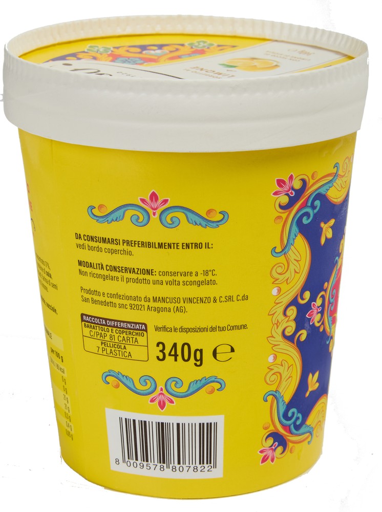 Sorbetto Al Limone Con Succo Di Limone Di Sicilia - Foto 3