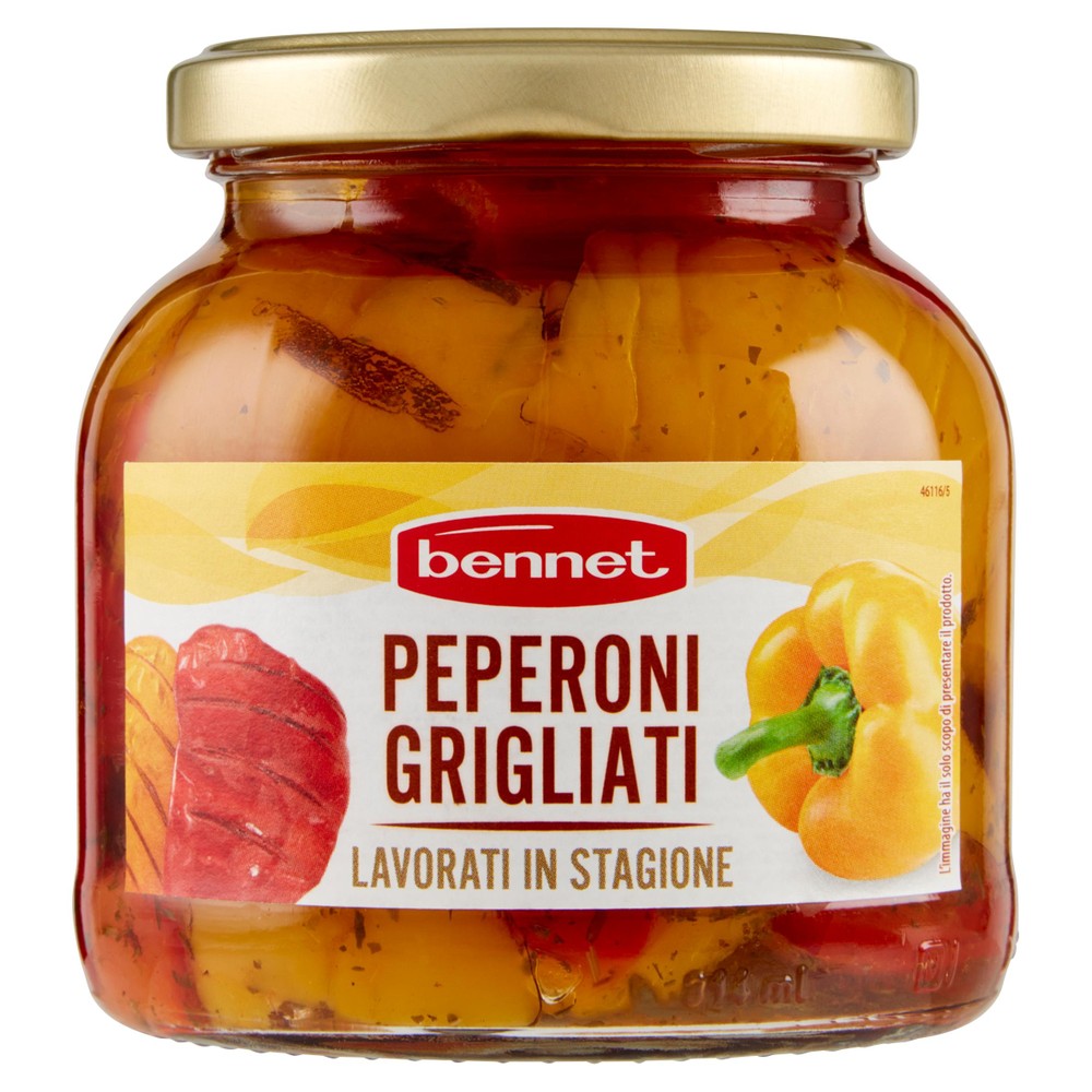 Peperoni Grigliati Sott'olio Bennet - Foto 1