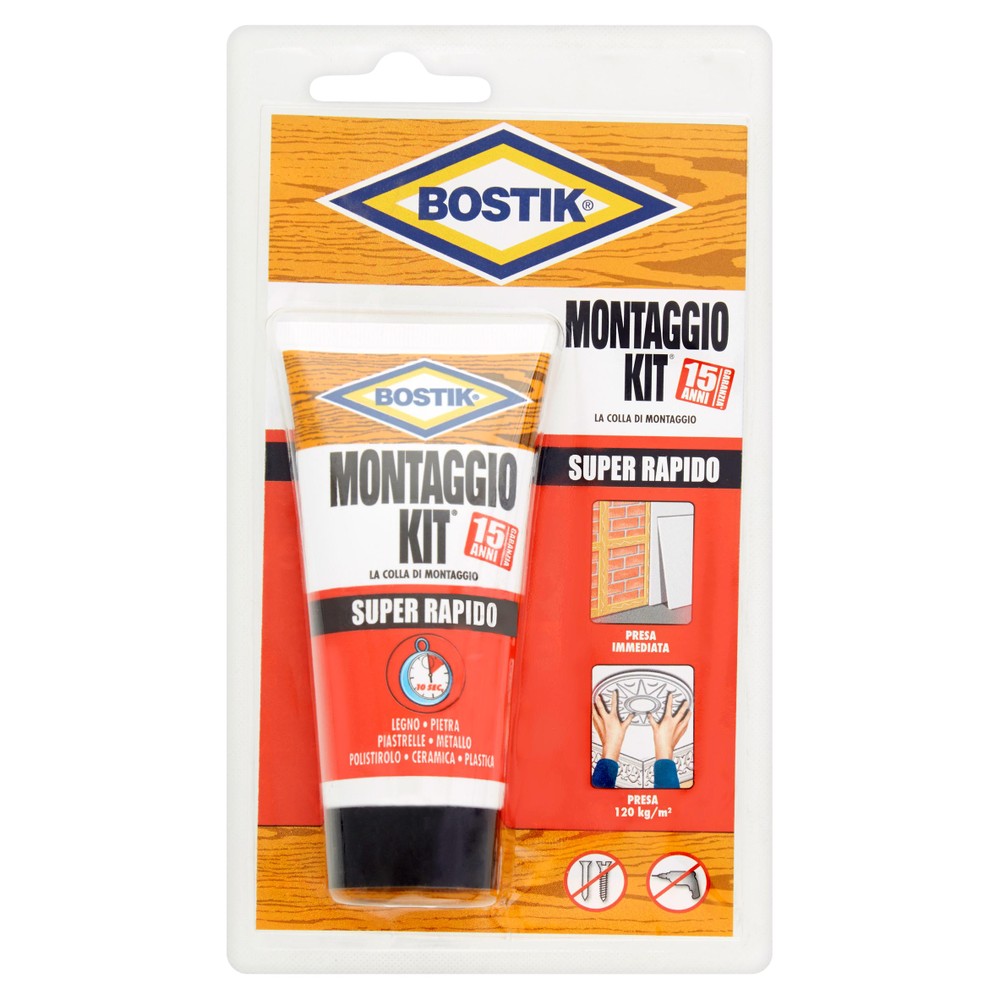 Bostik Montaggio Kit Super Rapido Blister Gr.100