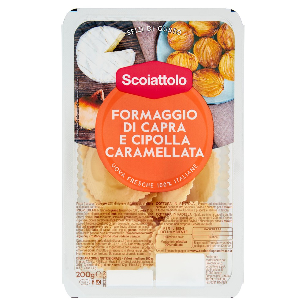 Ravioli Formaggio Di Capra E Cipolla Caramellata Lo Scoiattolo - Foto 1