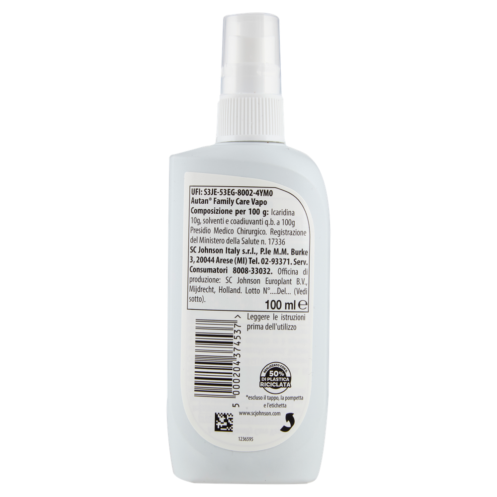 Repellente Viso Pelle Morbida Vapo 100 Ml Autan - Foto 3
