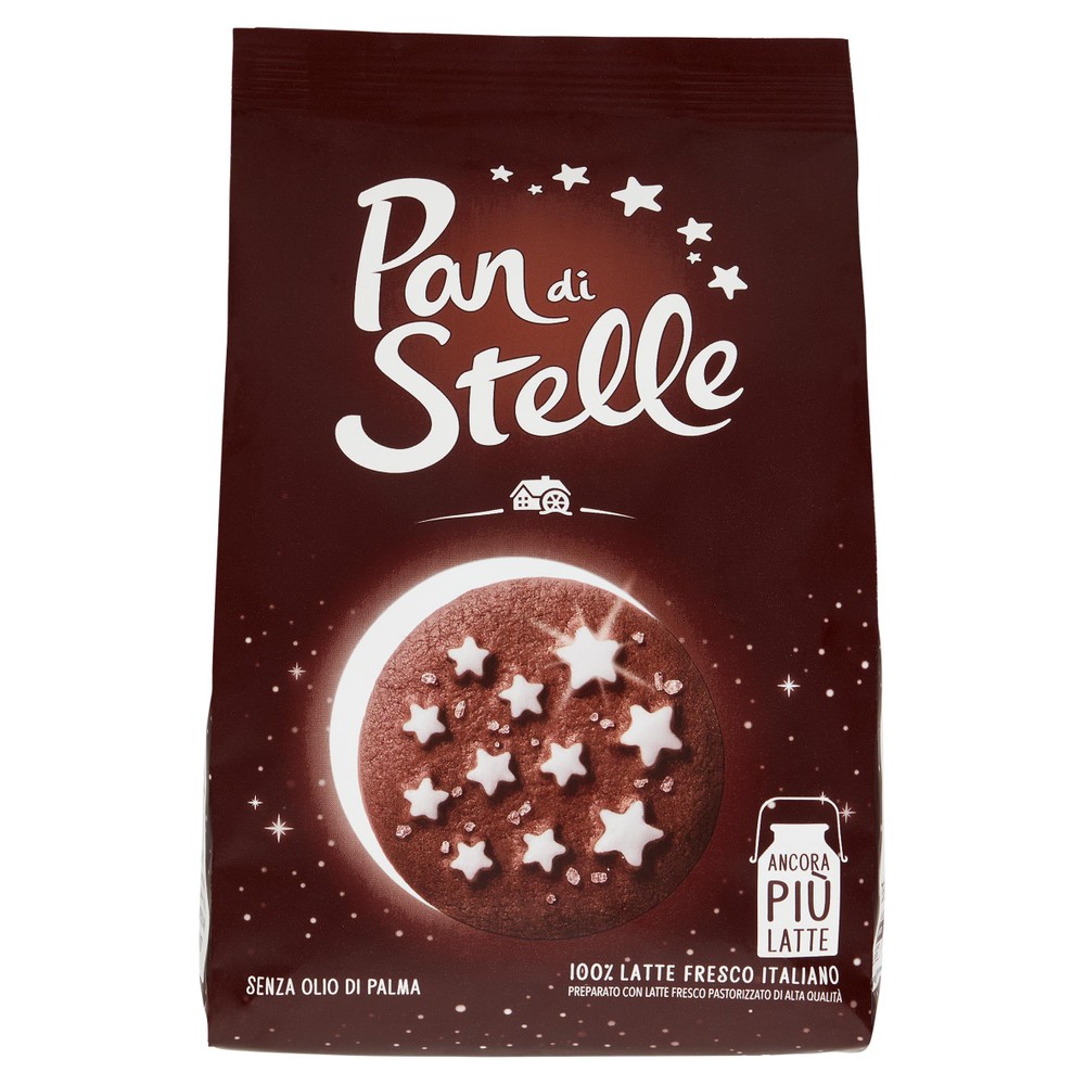Biscotti Frollini Al Cacao, Nicciole E Latte Fresco Pan Di Stelle - Foto 1