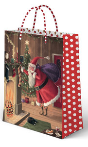 Sacchetto Casa Babbo Natale - Foto 1