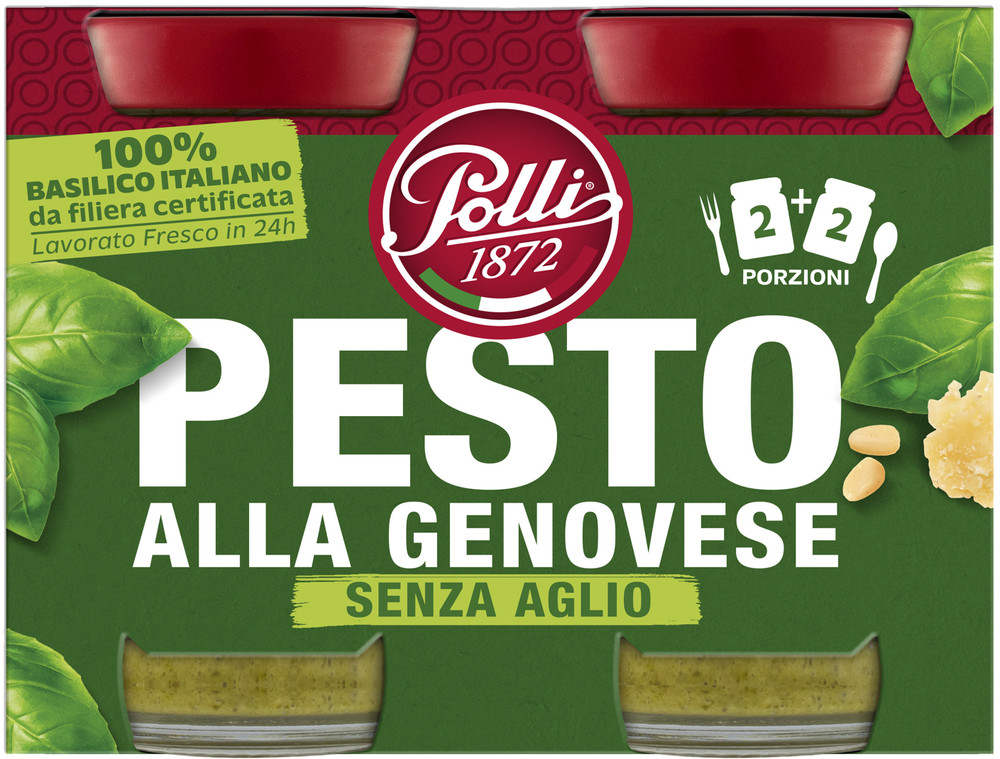 Pesto Alla Genovese Senza Aglio 2x90g Polli - Foto 1