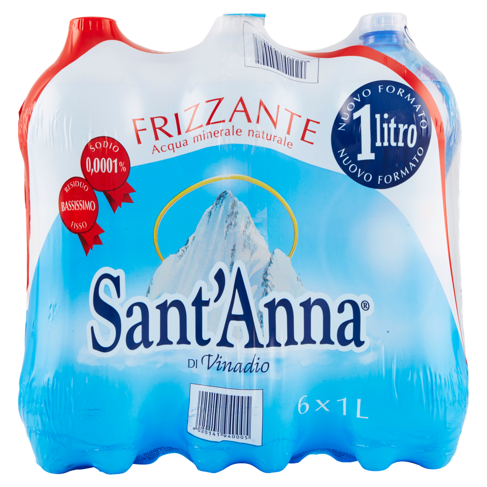 Acqua Frizzante S.Anna 6 Da Lt.1 - Foto 3