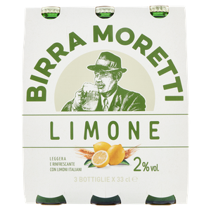 Moretti Radler Limone 3 Bottiglie Da Cl.33