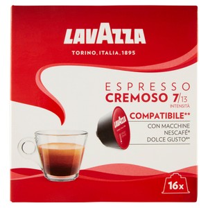 Caps Espresso Cremoso Lavazza Compatibile Sistema Dolce Gusto