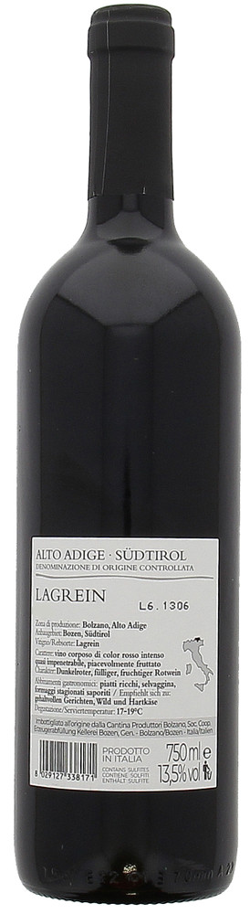 Lagrein Alto Adige Doc Cantina Di Bolzano - Foto 2