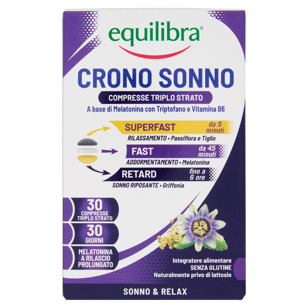 Compresse Primo Strato Crono Sonno Equilibra - Foto 1