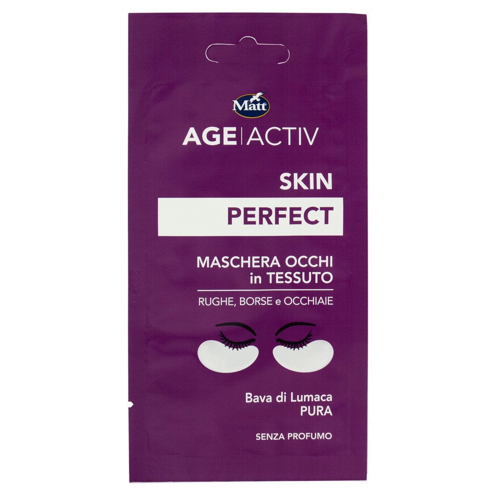 Maschera Occhi In Tessuto Bava Di Lumaca Pura Skin Perfect Matt - Foto 1