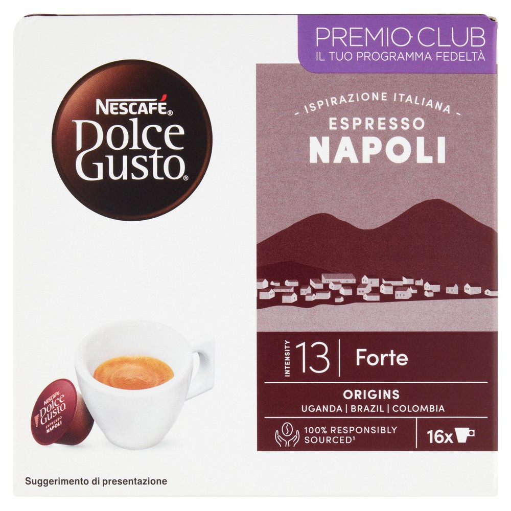 Nescafe Espresso Palermo Confezione 16 Capsule Comaptibili Caffe
