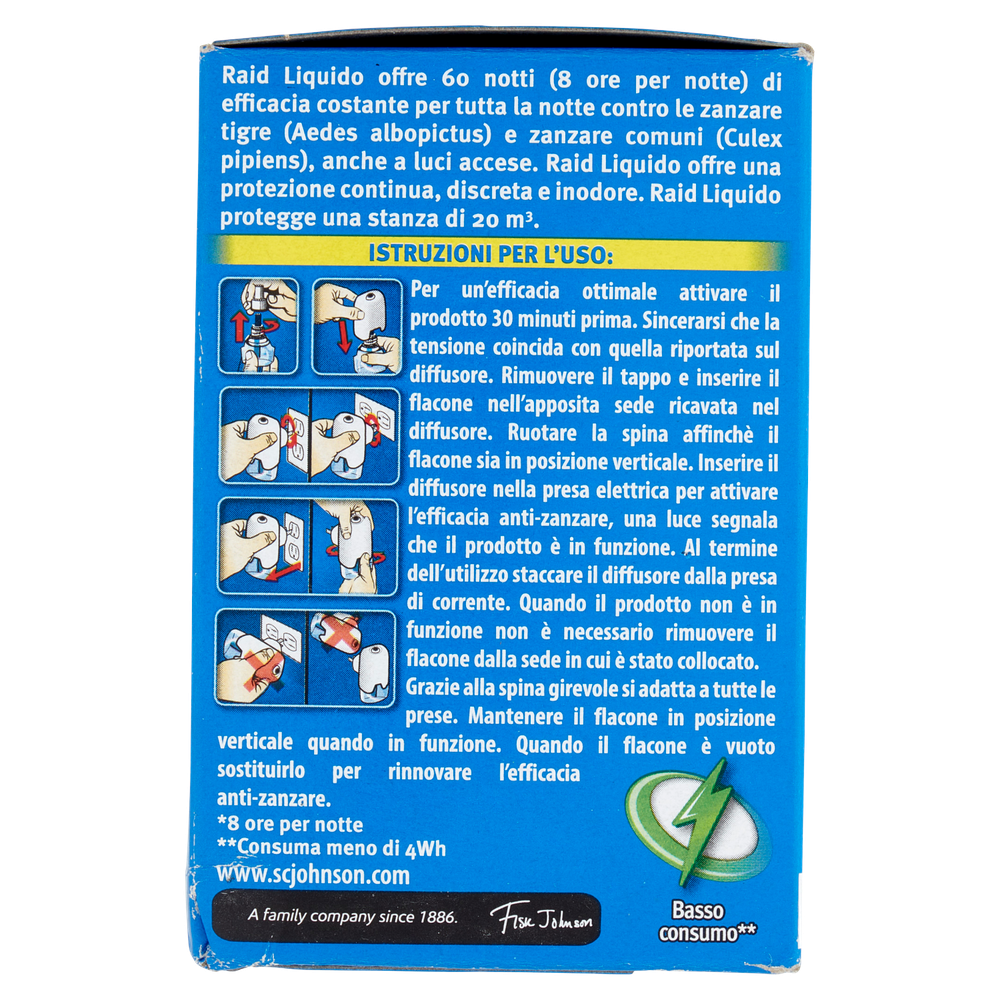 Antizanzare E Insetticida Elettrico Inodore 60 Notti Raid - Foto 2
