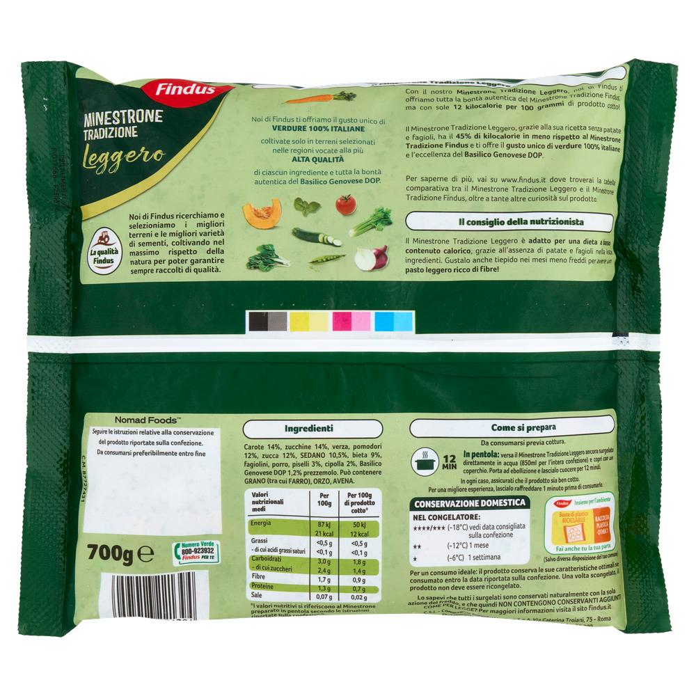 Minestrone Tradizione Leggero Verdure 100% Italiane Igp Dop Findus - Foto 3