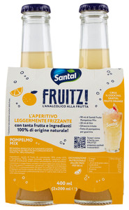 Analcolico Alla Frutta Santal Fruitz! Gusto Pompelmo Mix - Foto 3