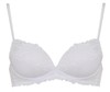 Reggiseno Push Up In Pizzo Senza Ferretto 4 Bianco Infiore