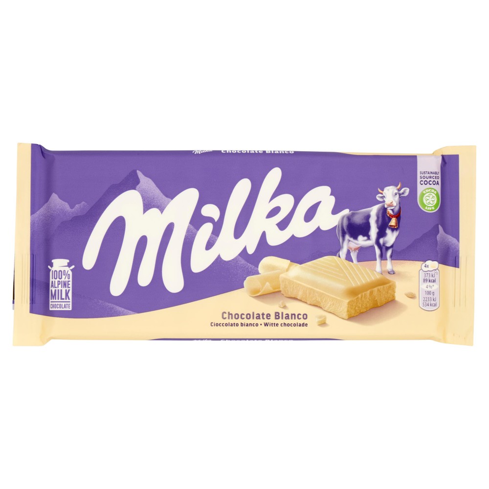 Tavoletta Di Cioccolato Bianco Milka - Foto 1