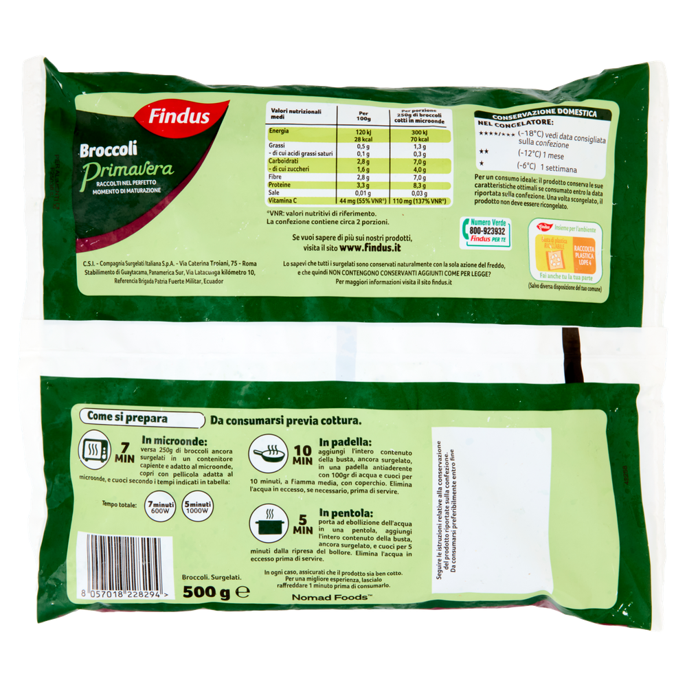 Broccoli Surgelati Primavera Findus - Foto 3