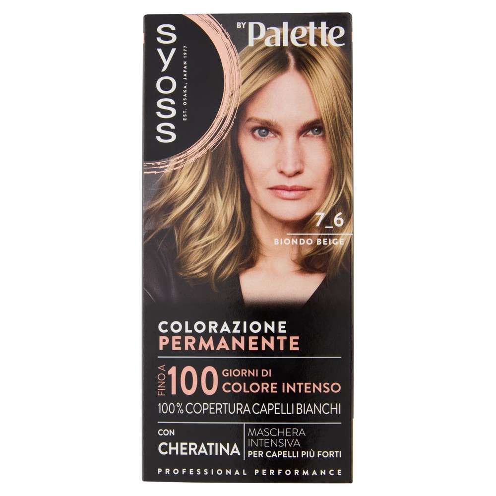 Colorazione Capelli Base 7.6 Biondo Beige Syoss By Palette - Foto 1