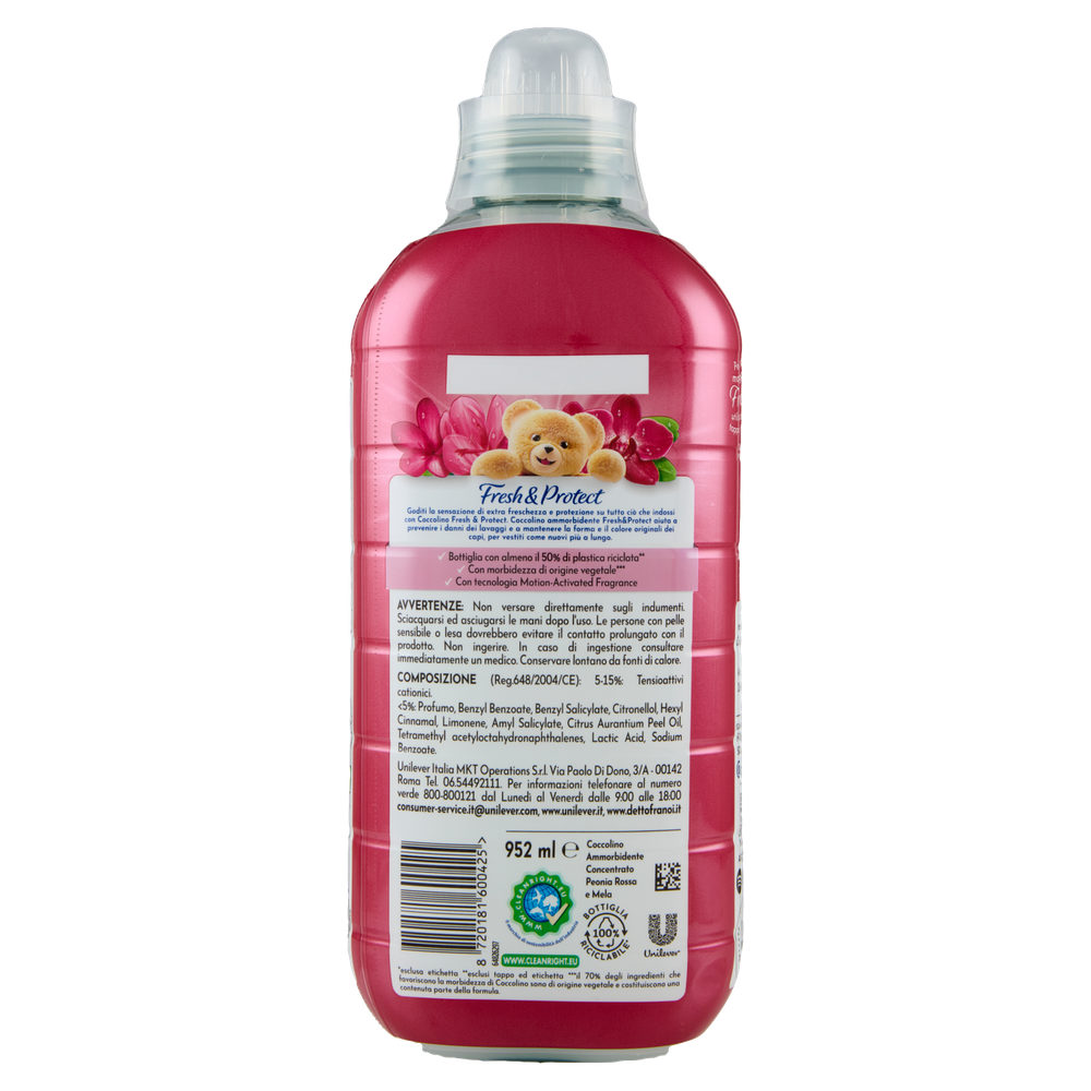 Ammorbidente Concentrato Peonia Rossa & Mela Coccolino 41 Lavaggi - Foto 3