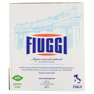 Acqua Minerale Fiuggi Cartoncino Da 6 Bottiglie Di Vetro Da Lt.1 - Foto 1