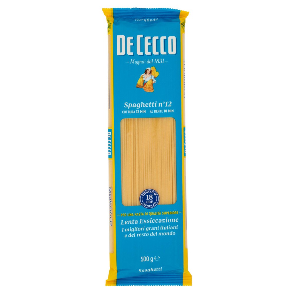Pasta Spaghetti N.12 De Cecco - Foto 1